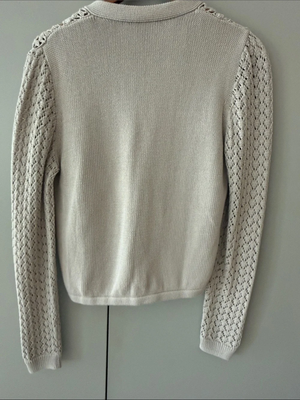 Cotton daisy crochet cardigan by Autumn Cashmere size M - Picture 5 of 5